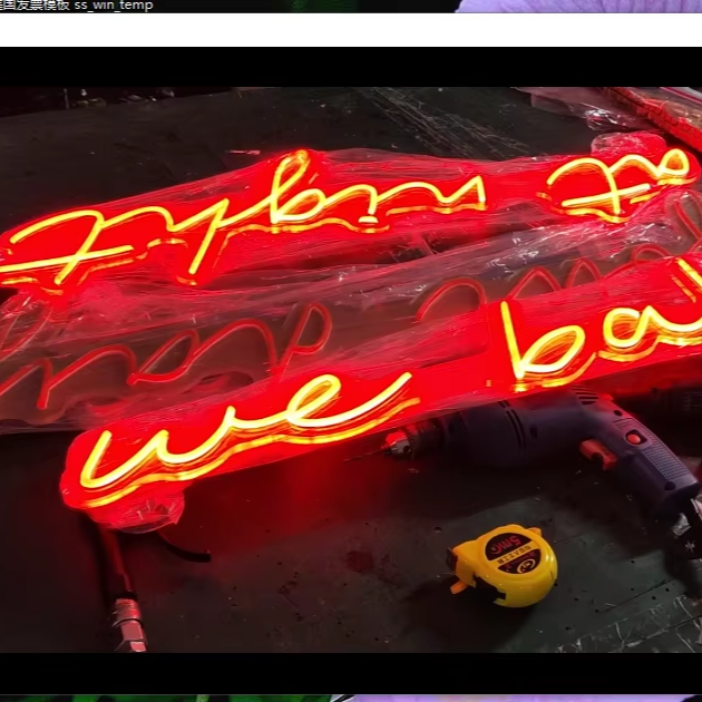 Custom LED Neon Light Letter Logo Sign for Home Business & Party Decor Fast Delivery for Mall Park & Hospitals Drop Shipping